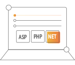 支持ASP、PHP、.Net等多種語言開發(fā)